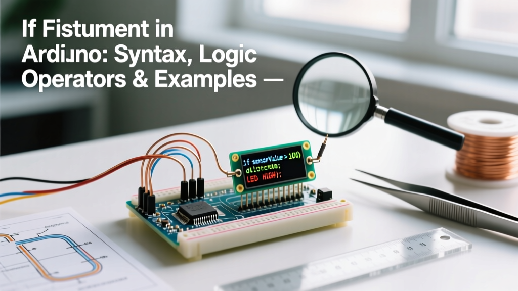 If Statement in Arduino: Syntax, Logic Operators & Examples