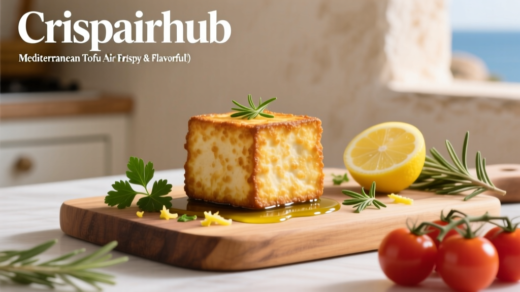 Mediterranean Tofu Air Fryer Recipe (Crispy & Flavorful!)