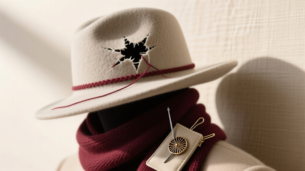 How to Fix a Moth Hole in a Wool Hat (Budget Guide)