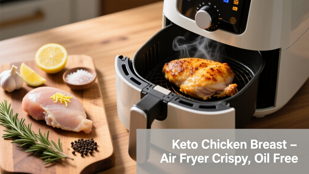 Keto Chicken Breast in Air Fryer: Crispy, Juicy & Oil-Free