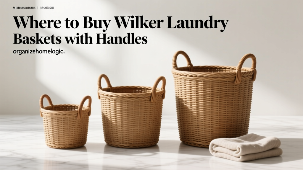 Where to Buy Wicker Laundry Baskets with Handles