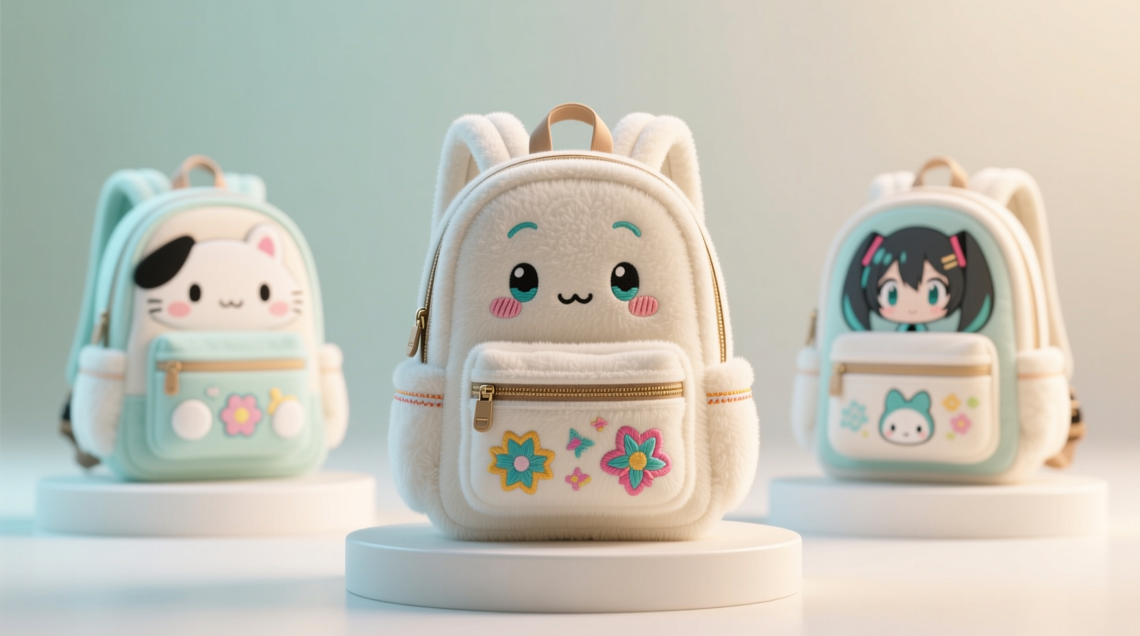 how to clean a plush anime mascot backpack