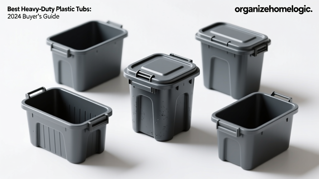 Best Heavy-Duty Plastic Tubs: 2024 Buyer's Guide