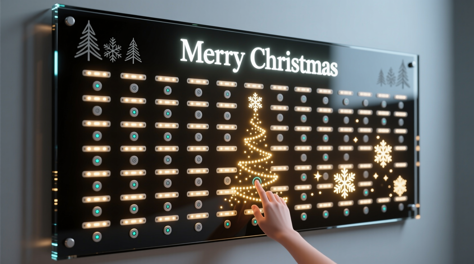how to create an interactive christmas light wall using capacitive touch sensors and arduino