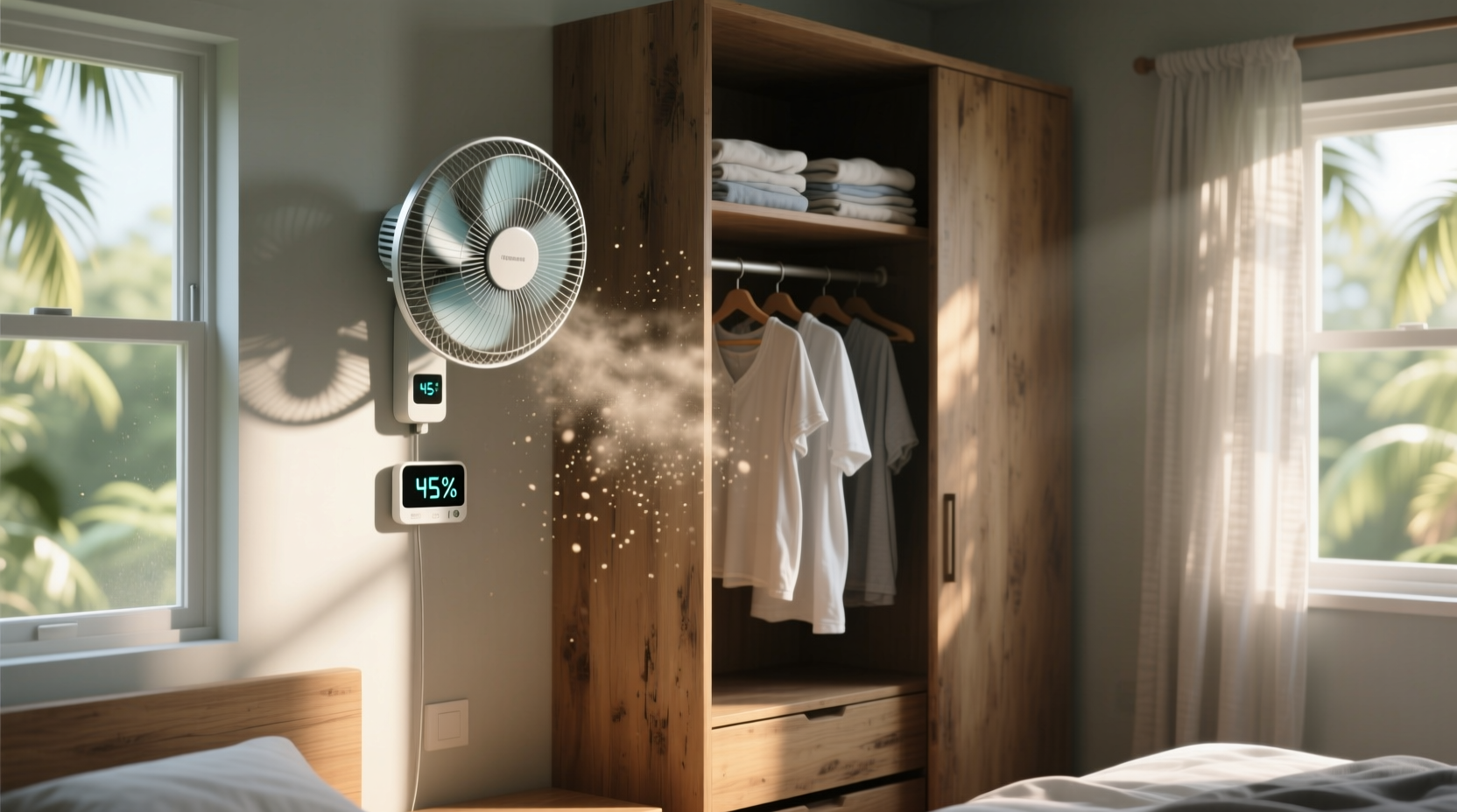 closet fan worth it for cotton clothes in humidity