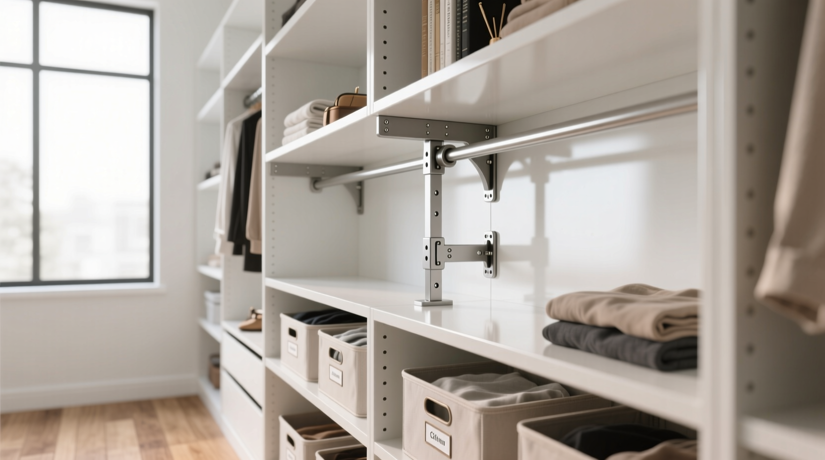 closet organization tips adjustable vs fixed shelving