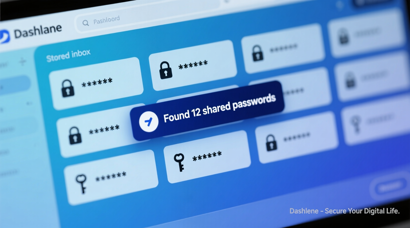 dashlane inbox scan finds all the passwords youve share