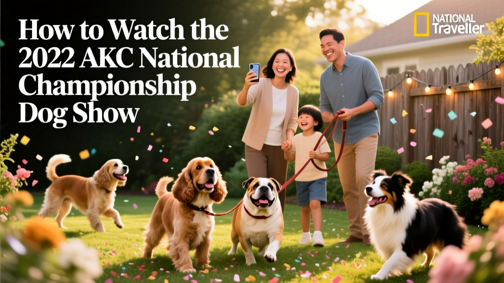 Happy New Year: How To Watch the 2022 AKC National Championship Dog Show