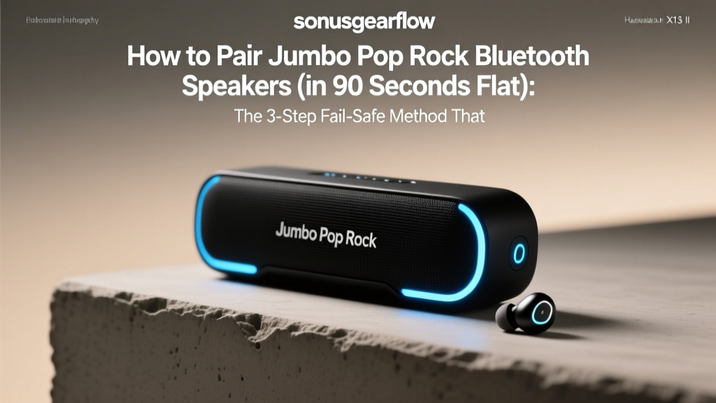 Jumbo Pop Rock Bluetooth Pairing: 3-Step Fix (2026)