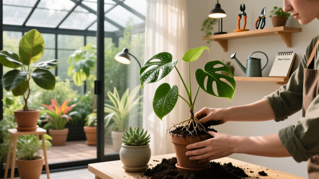 Best Grow Light for Indoor Plants: Repotting Light Strategy