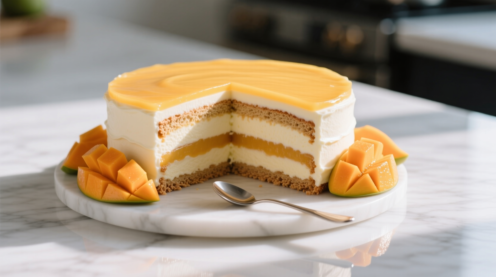 no bake mango icebox cake recipe