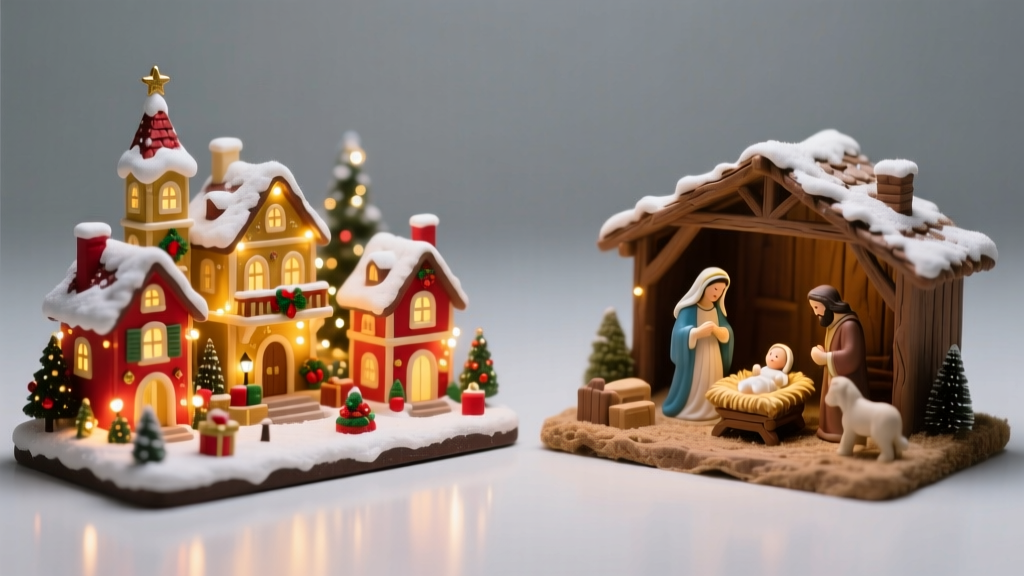 Christmas Village Displays Vs Nativity Scenes Which Layout Draws More Attention
