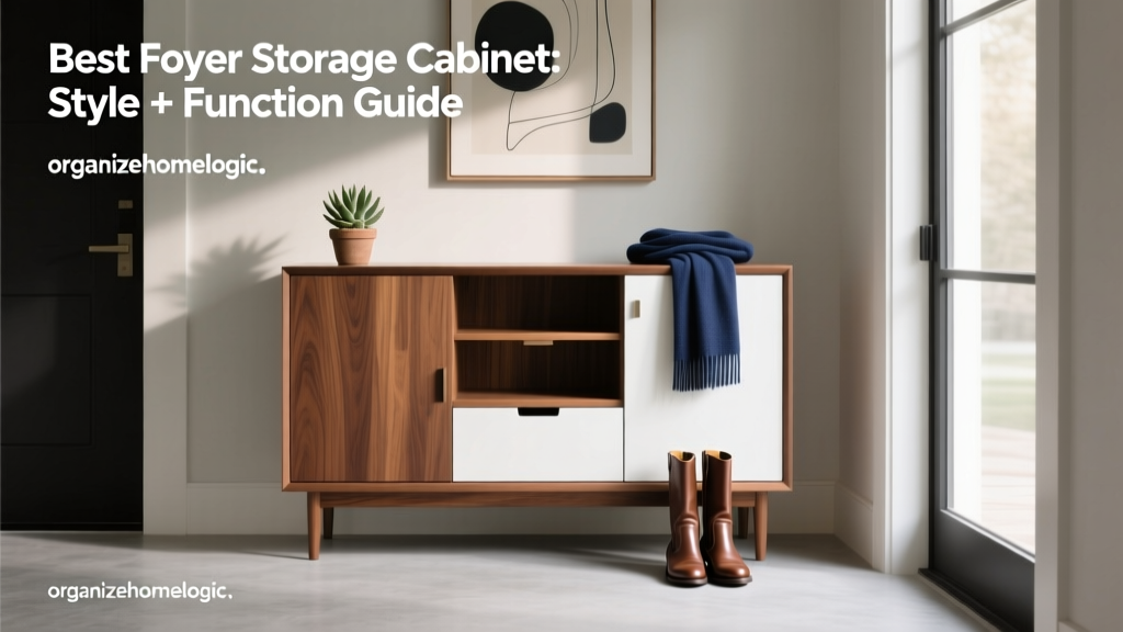 Best Foyer Storage Cabinet: Style + Function Guide