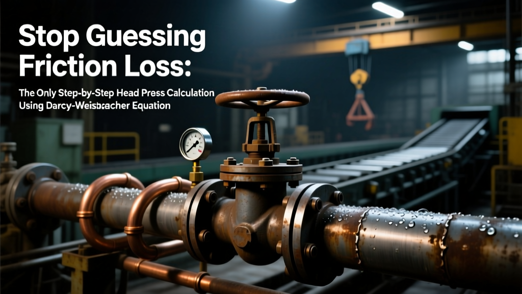 Darcy-Weisbach Head Loss Calculator & Moody Chart Guide