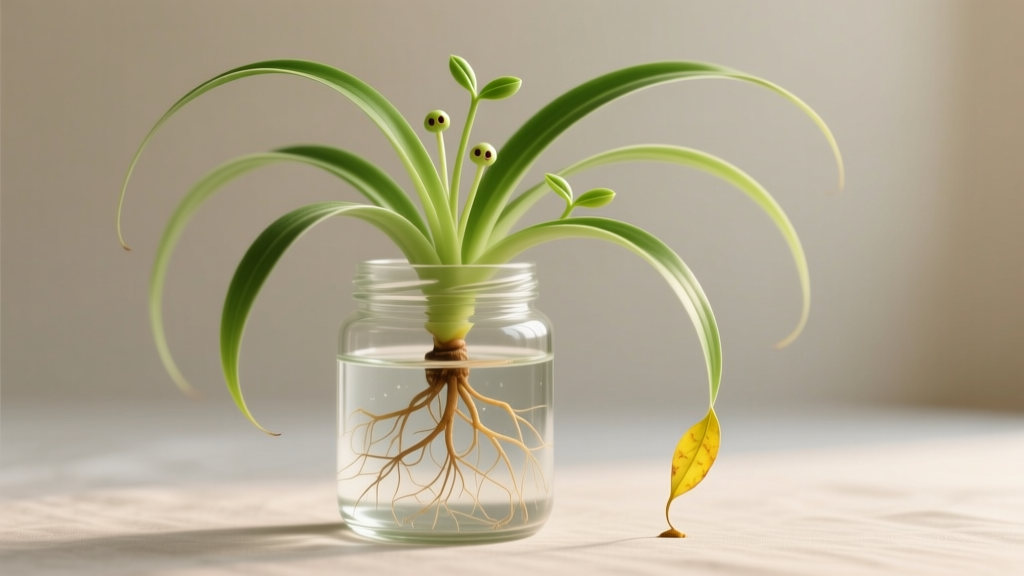 Spider Plant Water Propagation Leaf Drop Fix