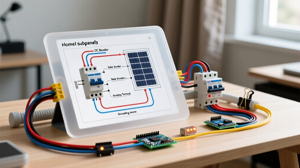 How to Design a DC Circuit Breaker Circuit Diagram for Home Solar Subpanels