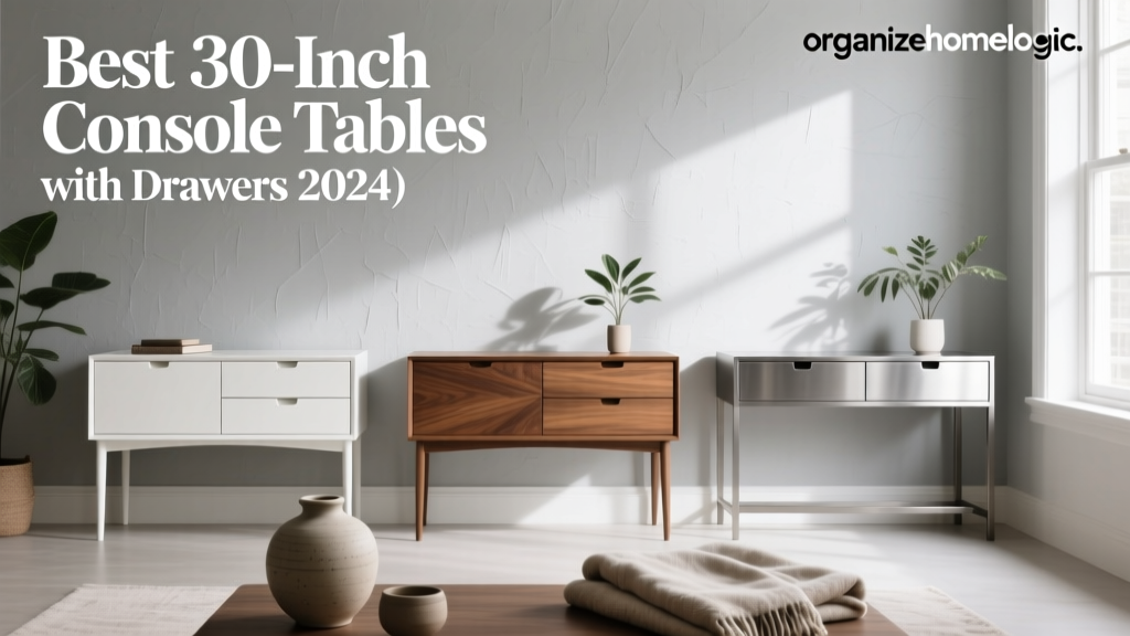 Best 30-Inch Console Tables with Drawers (2024)