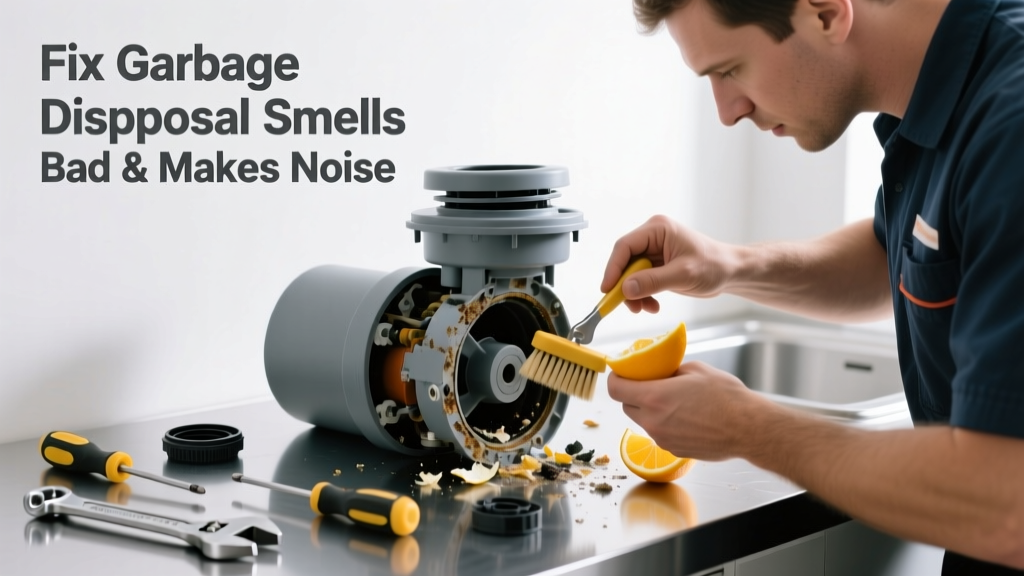 Fix Garbage Disposal Smells Bad & Makes Noise