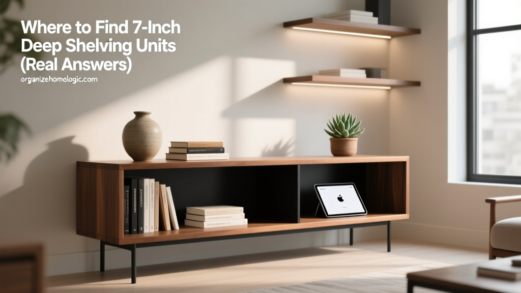 Where to Find 7-Inch Deep Shelving Units (Real Answers)