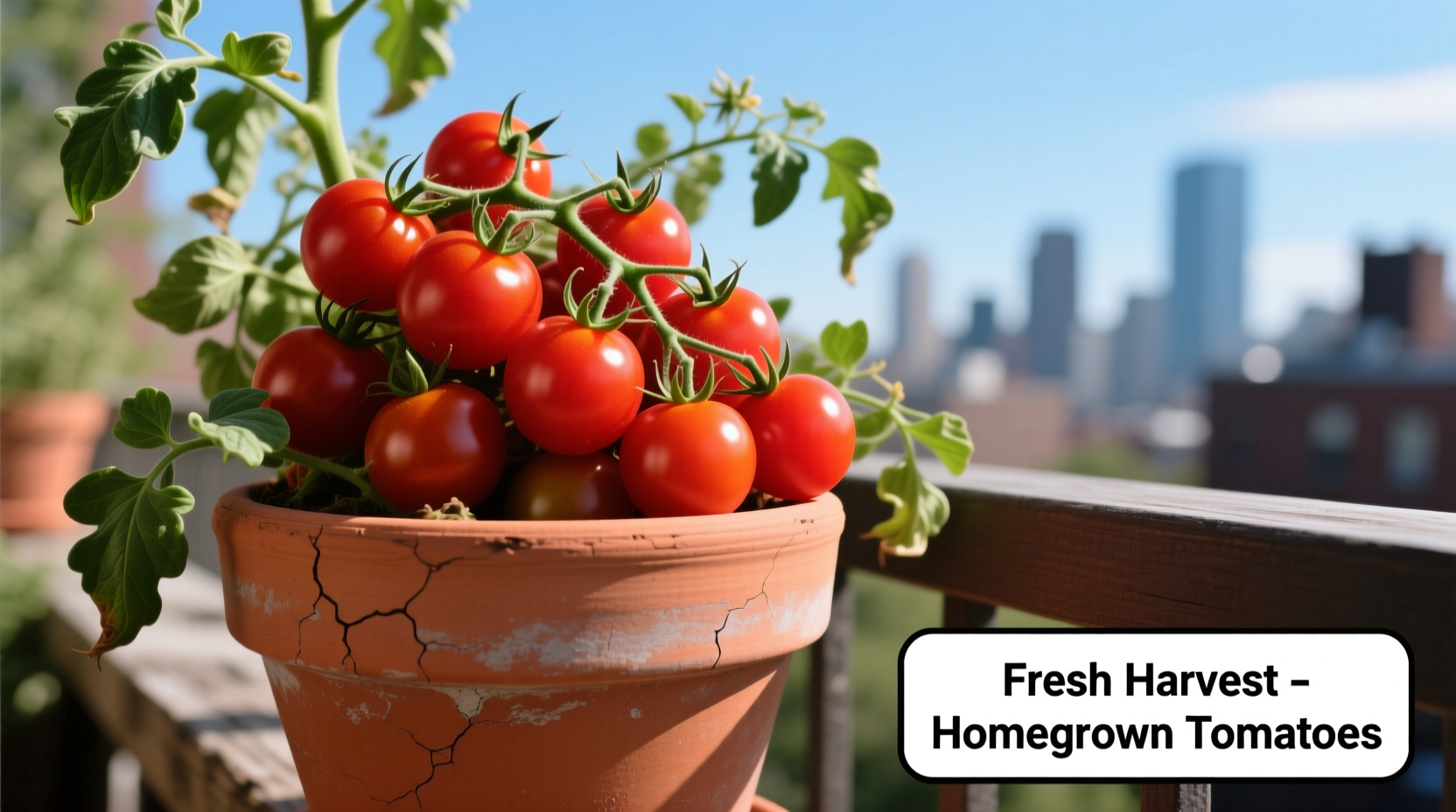 Cherry Tomato Pflanze im Topf richtig anbauen
