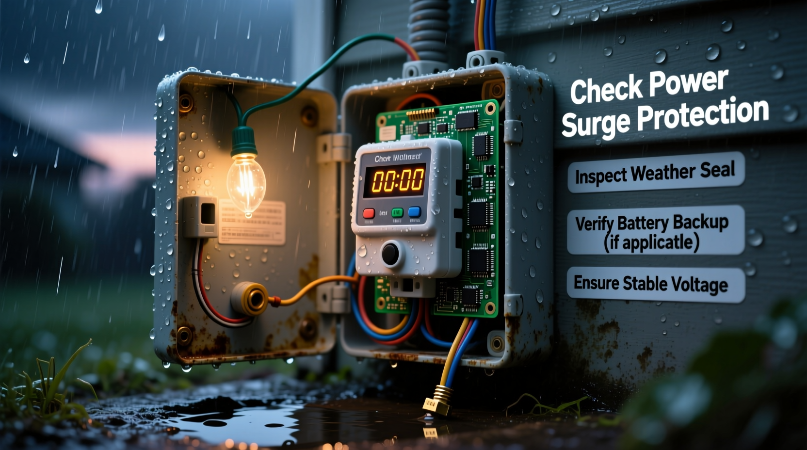 Why Does My Outdoor Christmas Light Timer Reset Itself Possible Causes, image size:1664x928