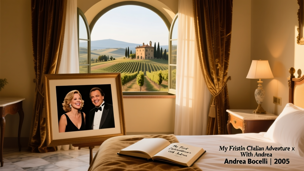 Kristin Chenoweth’s First Trip to Italy Was to Sing with Andrea Bocelli: A Hospitality & Cultural Crossroads