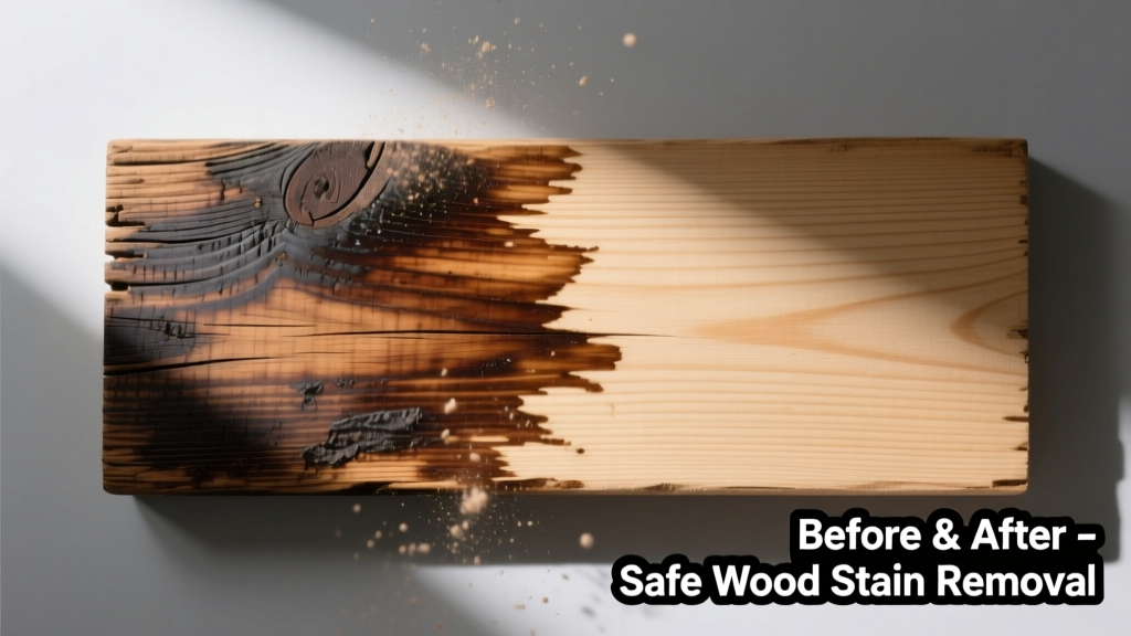 How to Remove Wood Stain from Surfaces Safely