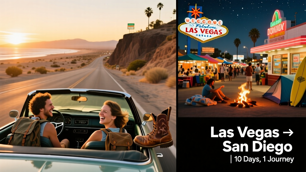 Las Vegas to San Diego: A 10-Day Road Trip Itinerary Through Desert, Coast, and Culture