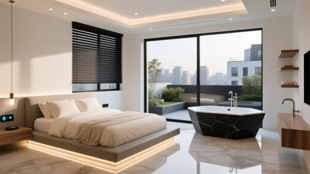 Premium Smart Master Bedroom And En-Suite Spa Setup