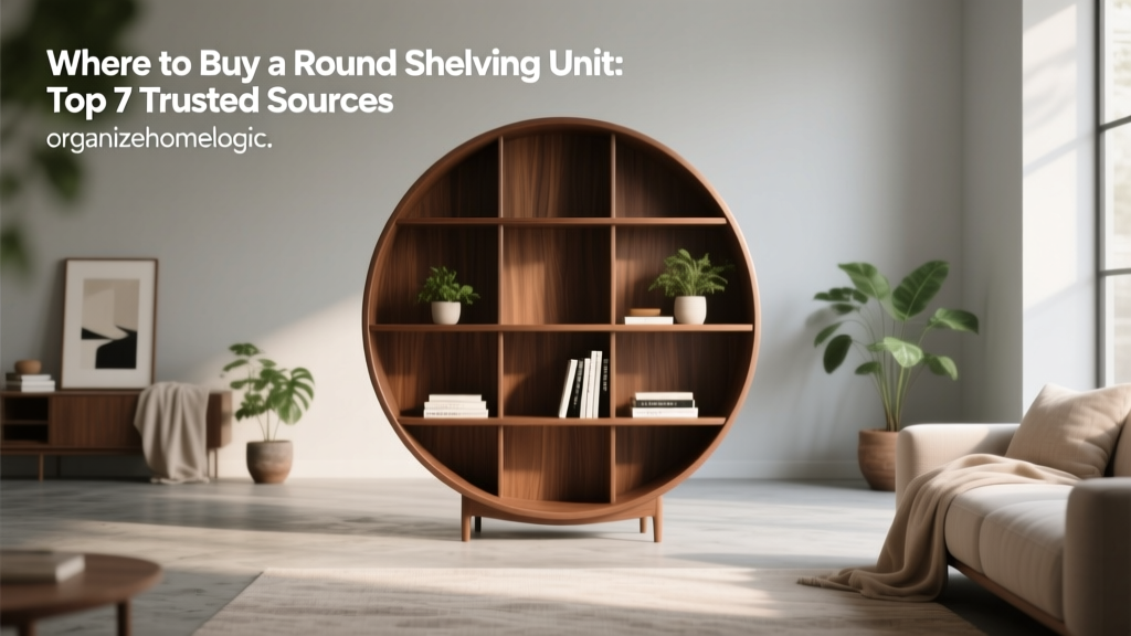 Where to Buy a Round Shelving Unit: Top 7 Trusted Sources