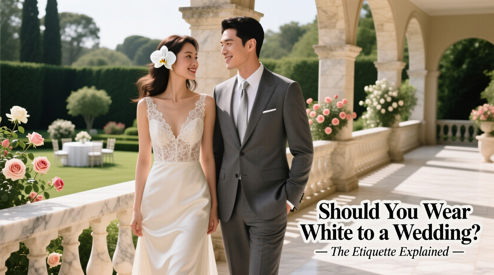 should you wear white to a wedding