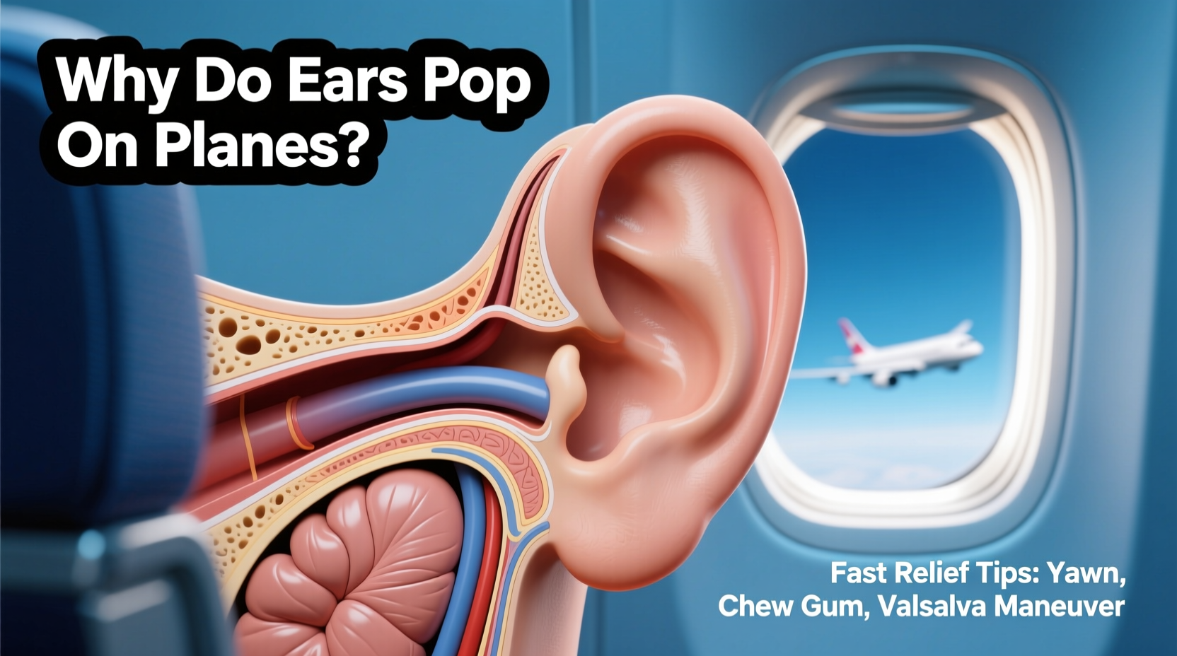 why do my ears pop on airplanes and how to ease the discomfort fast