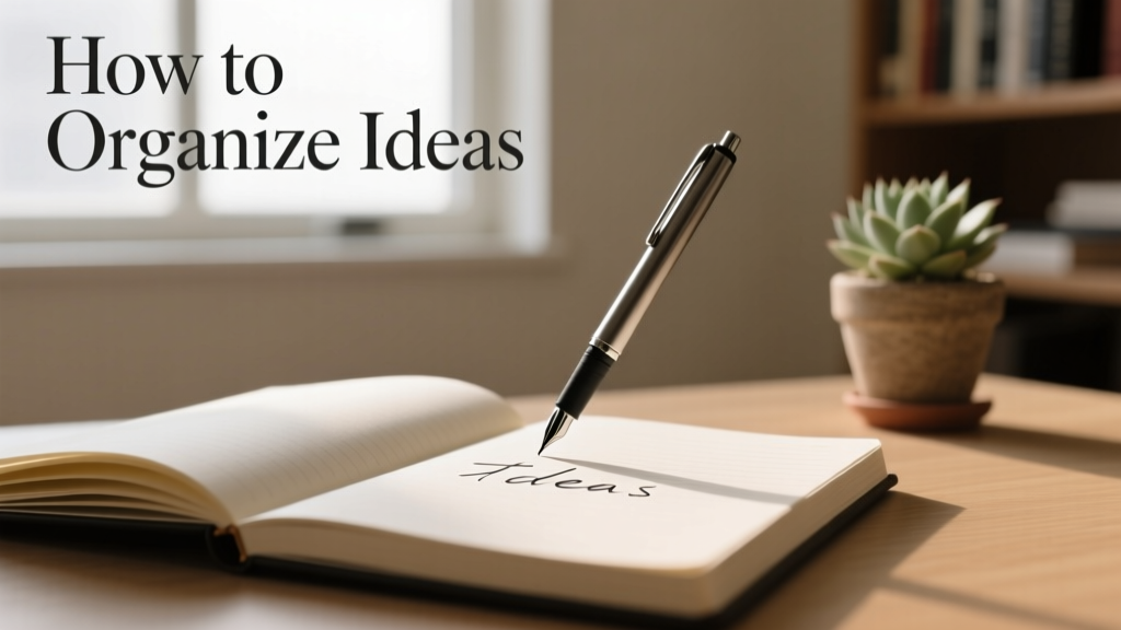 How To Organize Ideas: A Practical System for Designers, Architects, and Creative Professionals
