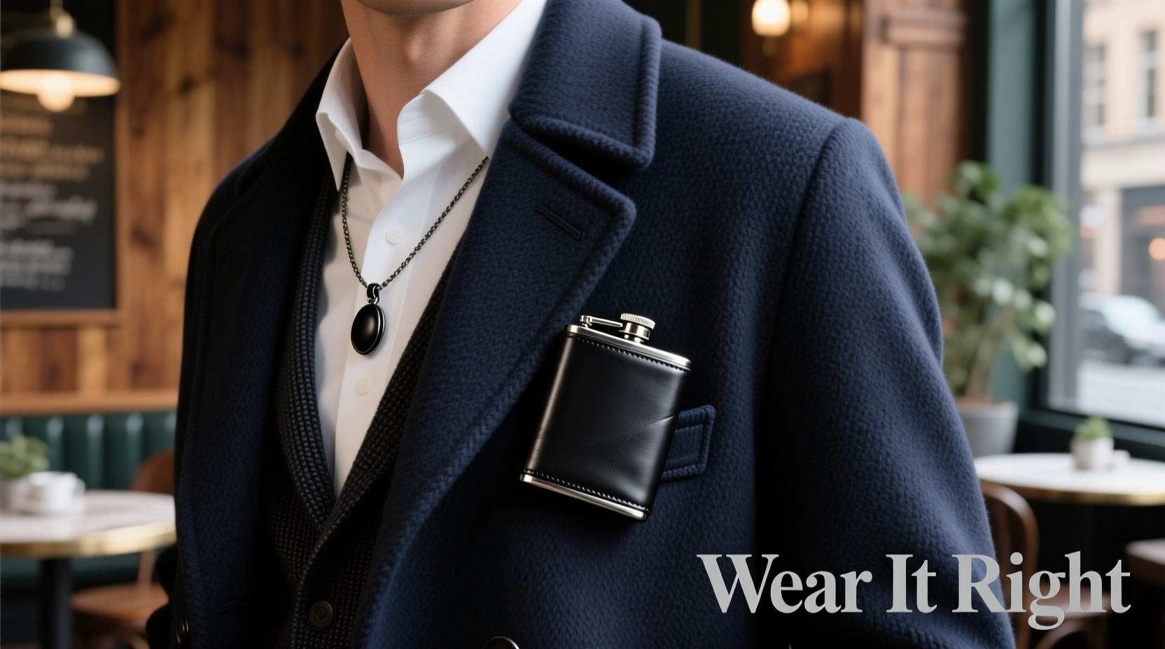 how to wear a flask necklace fashionably without looking outdated