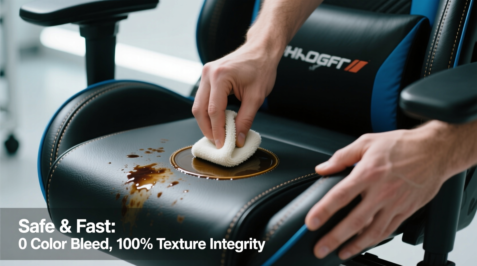 how to clean gaming chair fabric safely
