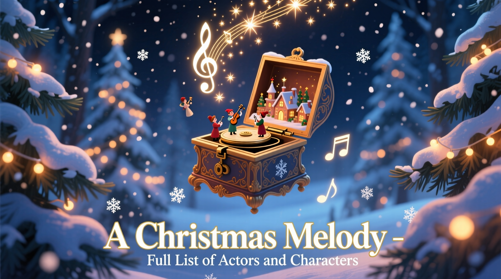 a christmas melody cast