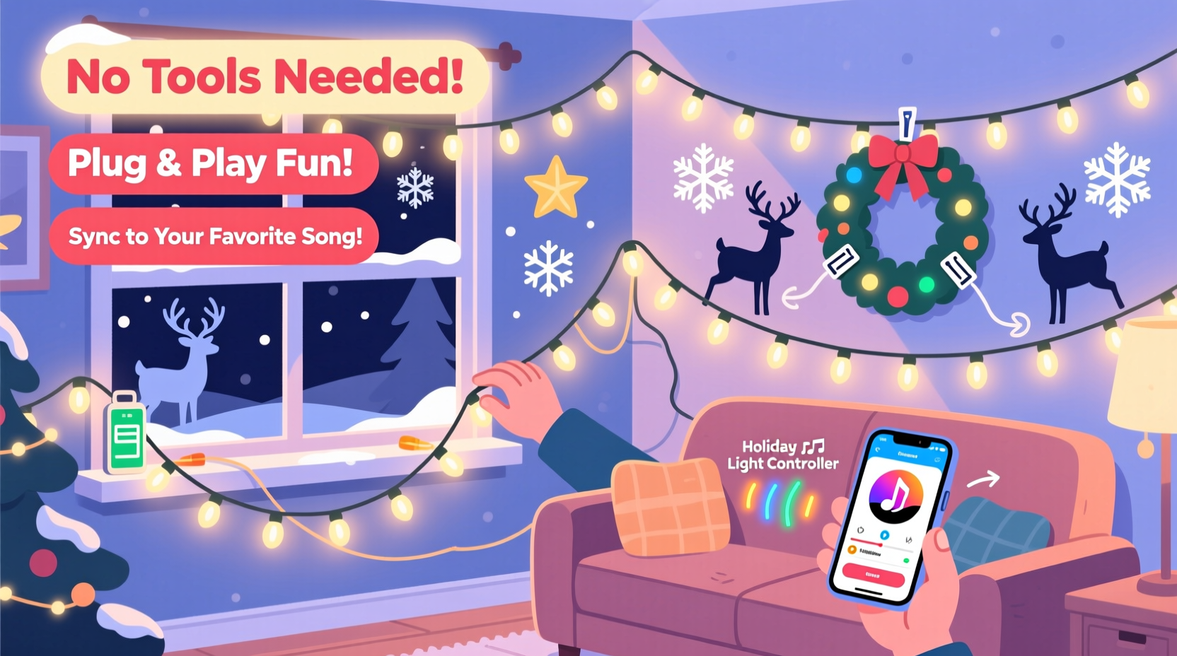 how to make your own animated christmas light display without technical skills