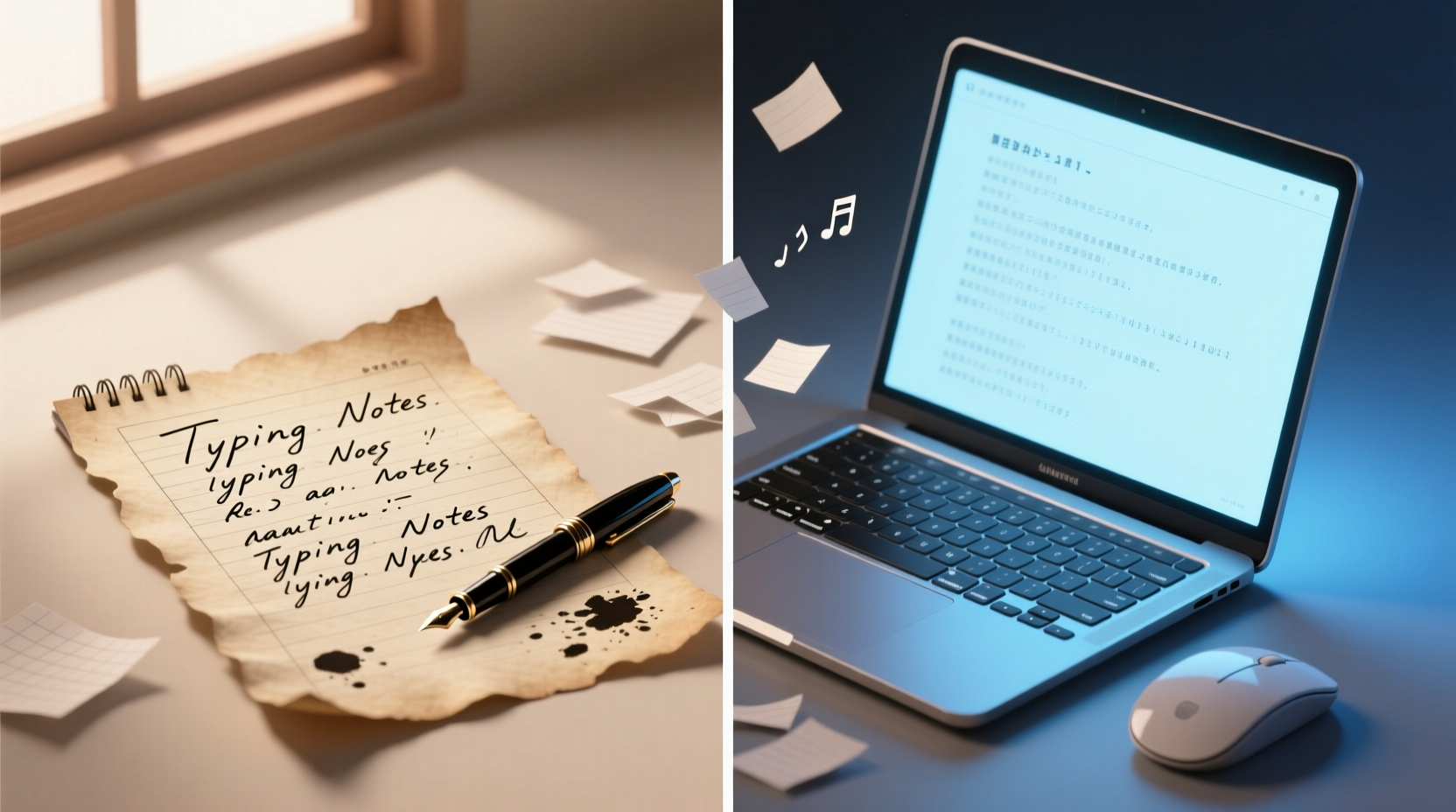 do you prefer hand writing or typing notes