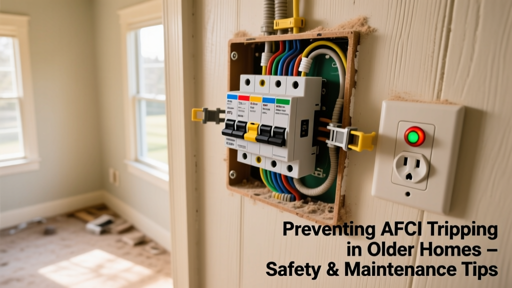 How to Prevent AFCI Breaker Tripping in Older Homes