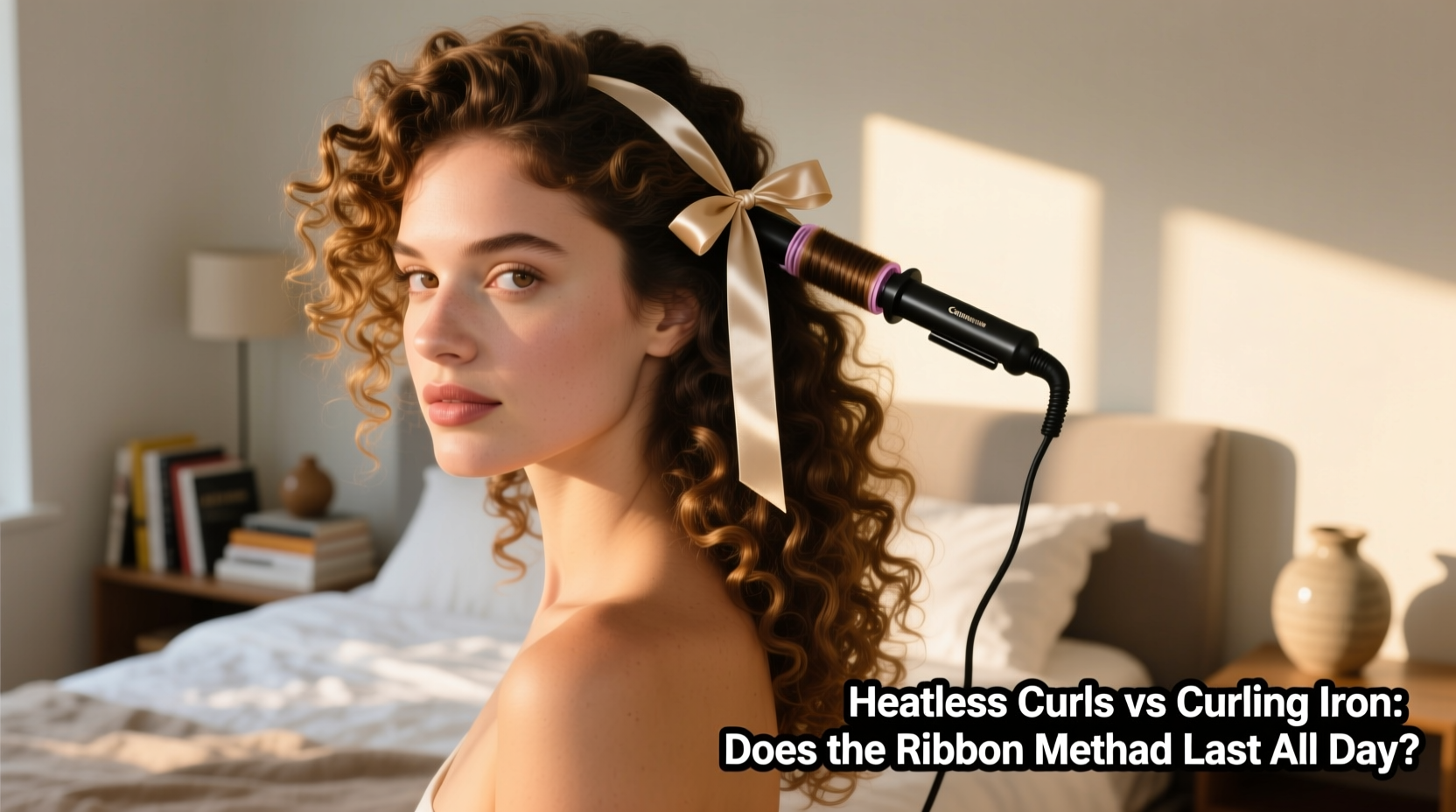 heatless curls vs curling iron does the ribbon method actually last all day