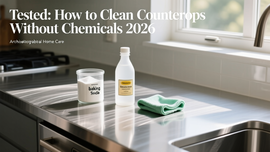 Tested: How to Clean Countertops Without Chemicals 2026