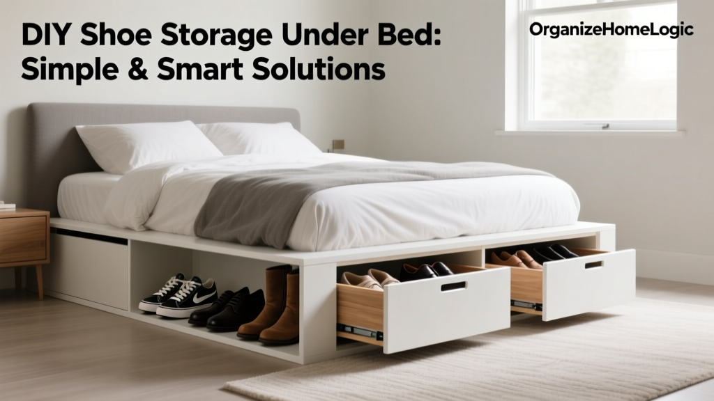 DIY Shoe Storage Under Bed: Simple & Smart Solutions