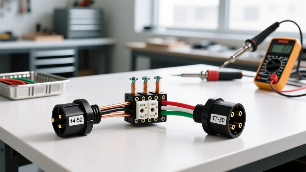 Wiring Diagram for This Plug: NEMA 14-50, L14-30 & TT-30 Guide