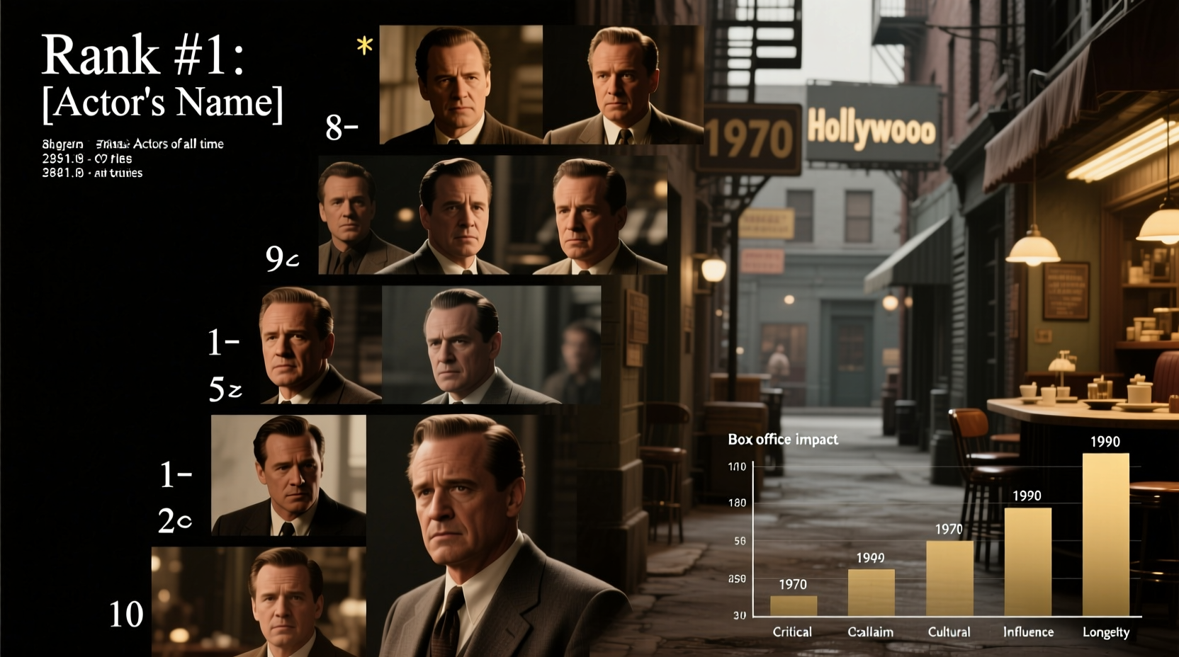 Definitive Ranking of the Best Actors of All Time: Data-Driven Analysis