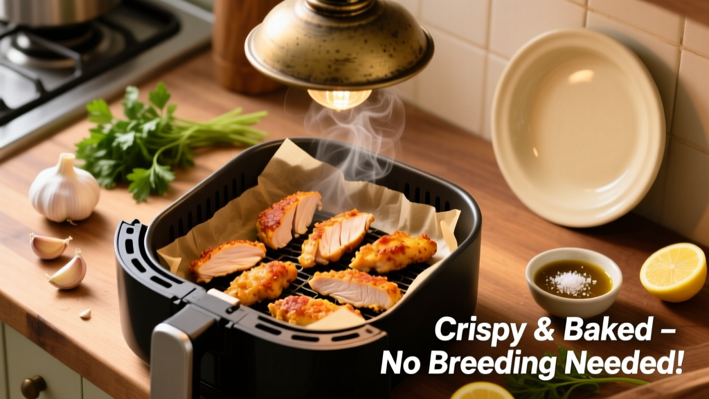 Crispy Chicken Tenders Without Breading (Air Fryer)