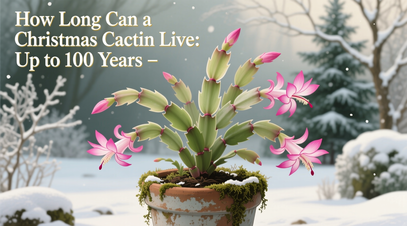 how long can a christmas cactus live