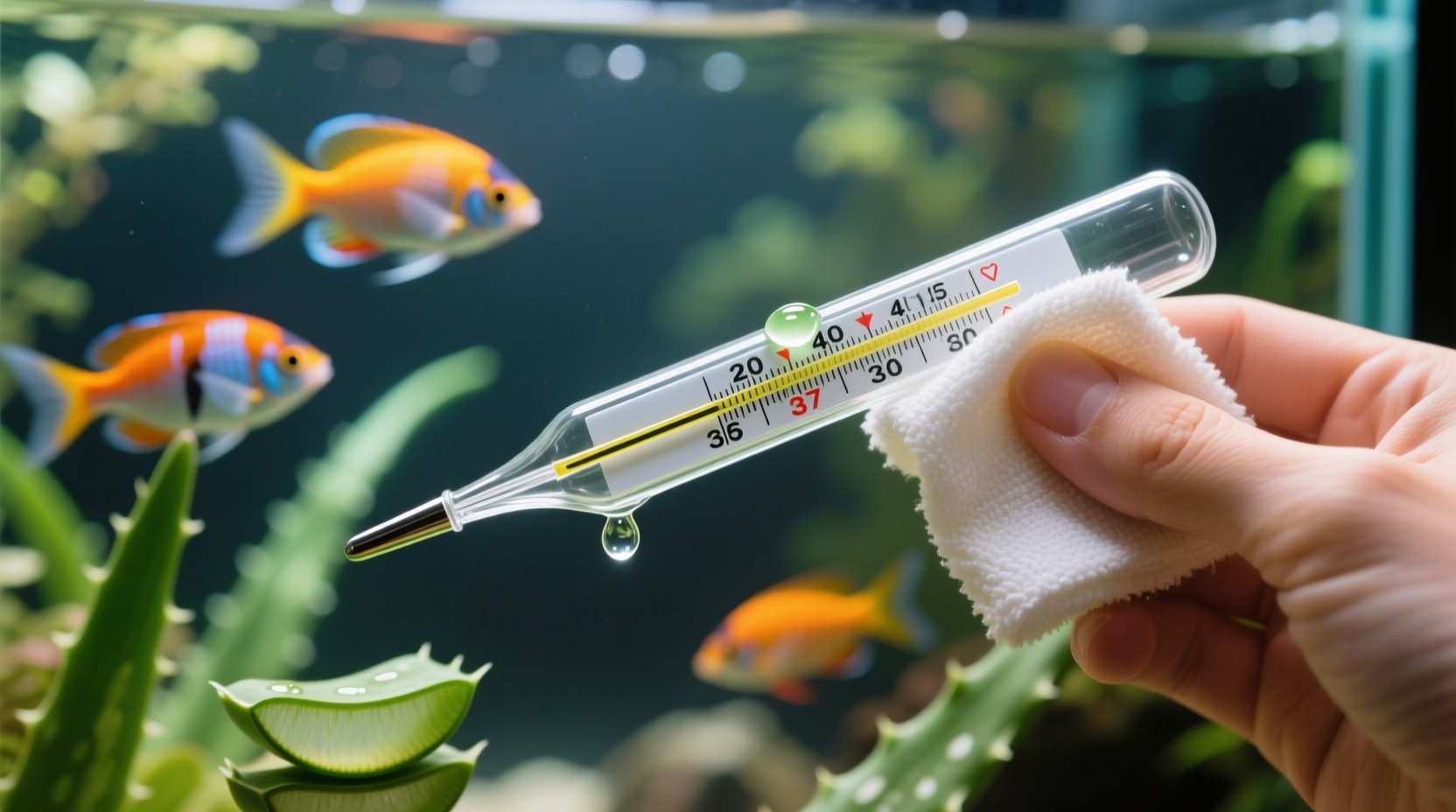 eco friendly aquarium thermometer cleaning