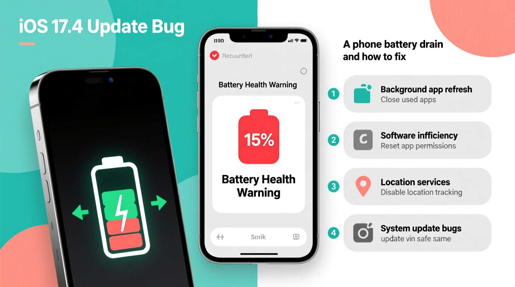 A person holding a phone with a low battery icon