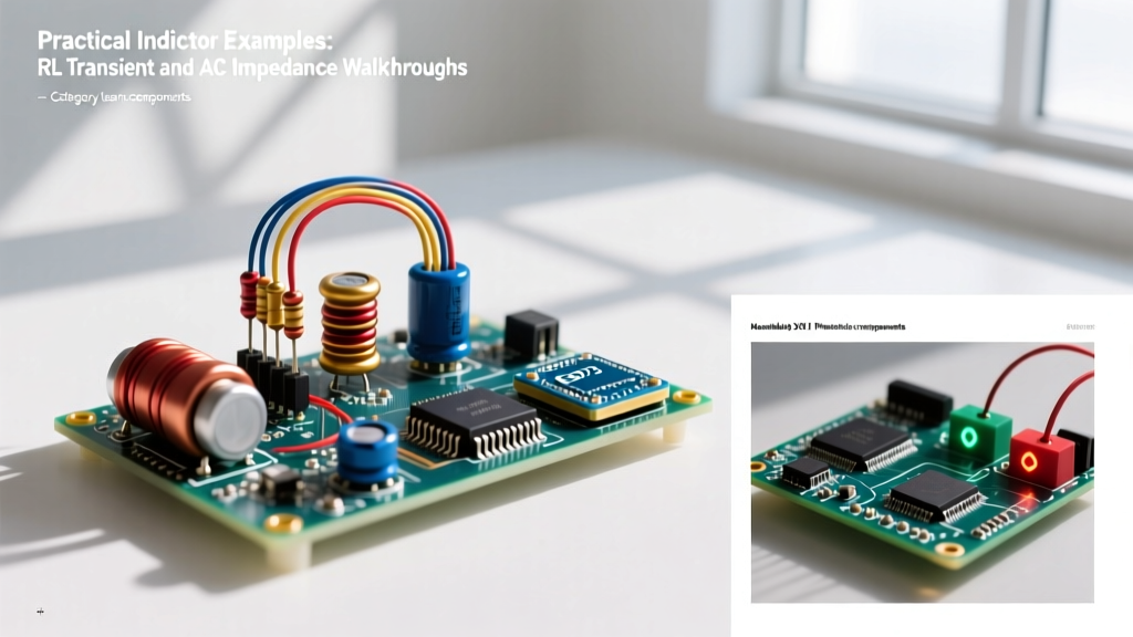 Practical Inductor Examples: RL Transient and AC Impedance Walkthroughs