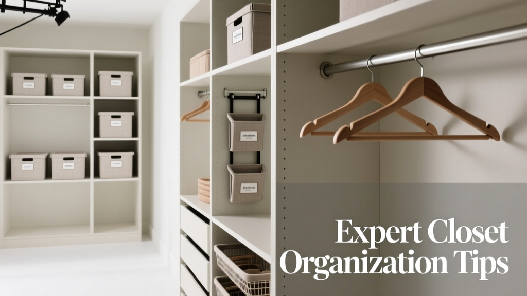 Closet Organization Tips for Small and Large Spaces